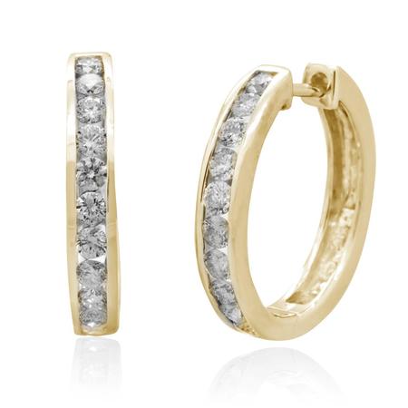 Yellow Gold Hoop Earrings