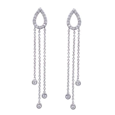 Yellow Gold Dangle Earrings